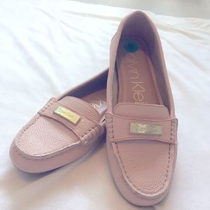 Pink CK loafers size 8